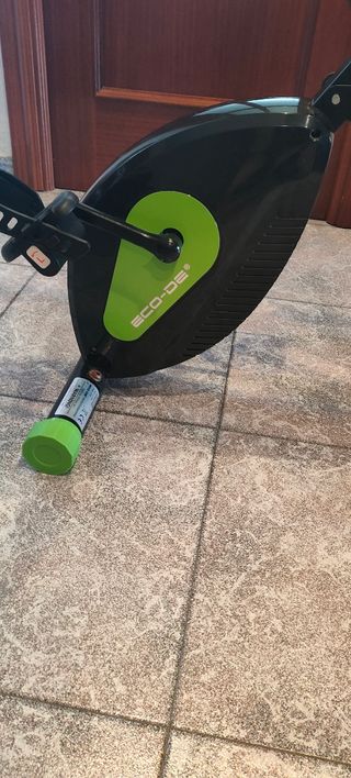 Bicicleta Estática Negra plegable