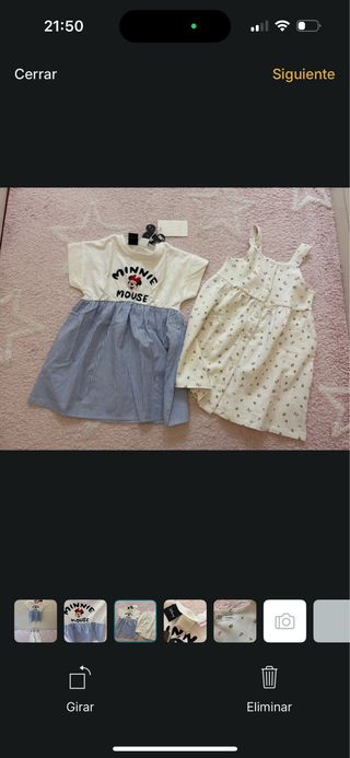 Vestidos Minnie Mouse y floral T4