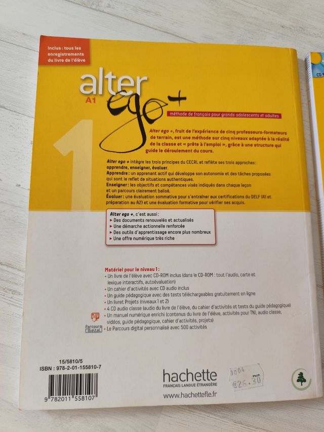 Libros Francés A1 Alter Ego +