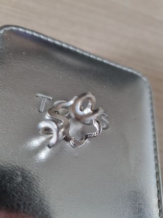 Anillo Tous Oso Plata Ajustable
