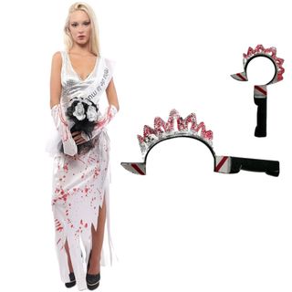 Disfraz Reina Zombie Sangriento Adulto Mujer