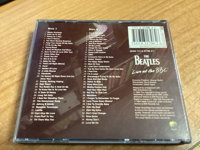CD The Beatles Live at the BBC 2 cd