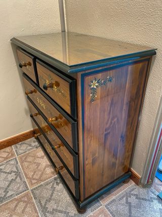 Mueble de entrada con espejo a juego