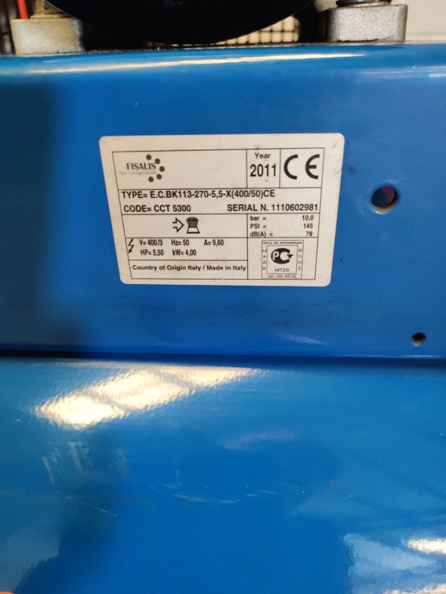 Compresor de aire FISALIS