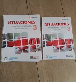 Libro de lengua castellana y cuaderno de ejercicio