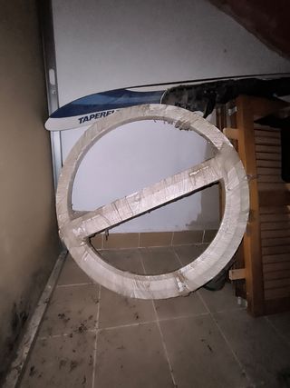 Ojo de buey aluminio 98cm,
 recoger en inca.