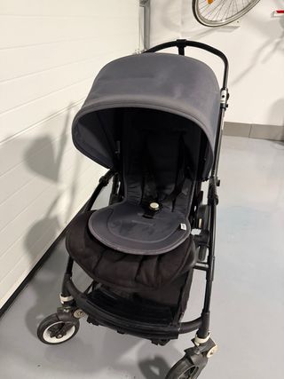 Bugaboo Bee5 Silla Negra. Capota y colchoneta gris