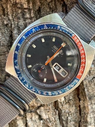 Seiko 6139-6002 Pogue Vintage Cronógrafo