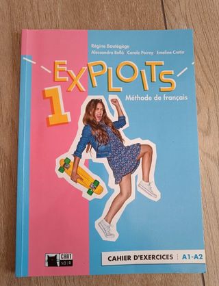 Libro de francés y libro de ejercicios 