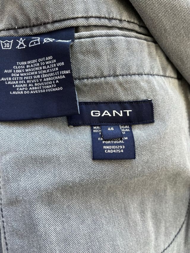 Americana Gant azul marino talla S ó 46
