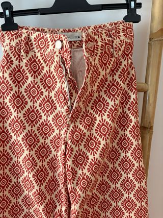 Pantalón Marine Recto Zara Multicolor