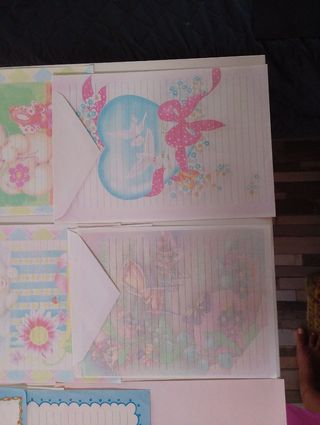 Conjuntos de cartas y sobres aromáticos 90s