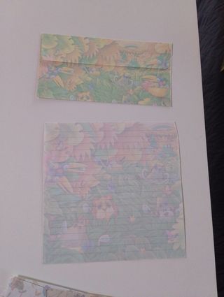 Conjuntos de cartas y sobres aromáticos 90s