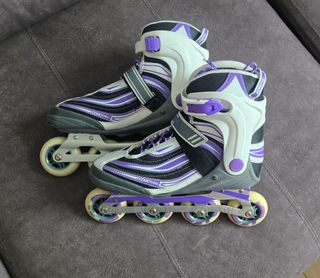 Patines en Línea Boomerang Morado/Blanco