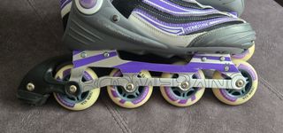Patines en Línea Boomerang Morado/Blanco