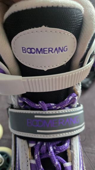 Patines en Línea Boomerang Morado/Blanco