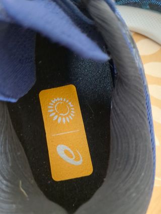 Asics Zapatillas Running Azul/Naranja Talla 40