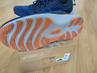 Asics Zapatillas Running Azul/Naranja Talla 40