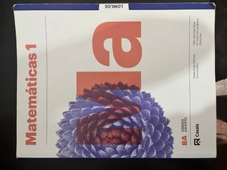Libro de matemáticas primero de bachillerato 