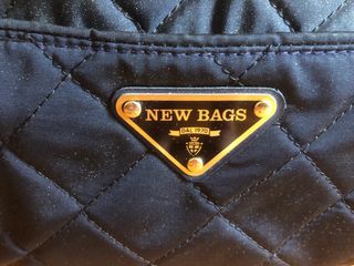 Borsa donna New Bags blu trapuntata