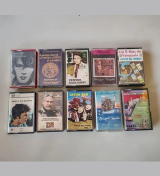 Lotto 10 Audio Cassette Originali