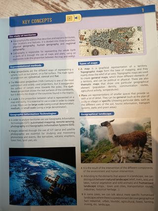 Libro Geography Human and physical geography 3°ESO