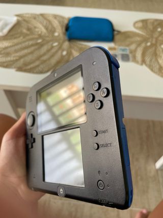 Nintendo 2DS Azul + 3 Juegos + Funda + SD 4GB