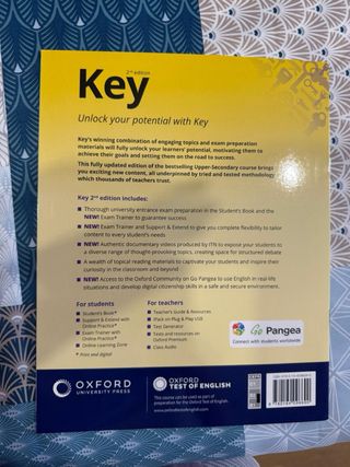 Key to Bachillerato 1. Student's Book. 2 Edition