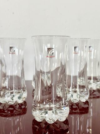 6 Bicchieri Bormioli Light & Music Vintage Anni 70