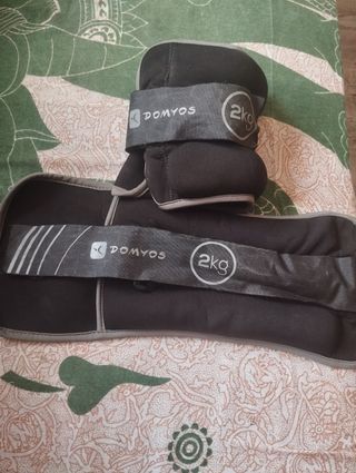 Juego pesas Tobilleras, lastres Domyos 2kg
