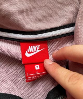 Sudadera Nike Rosa Cremallera