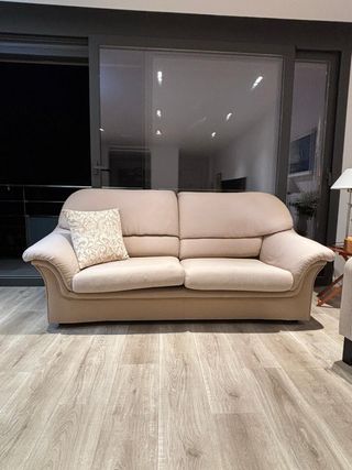 Sofá de 3 plazas beige