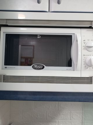 Microondas Whirlpool funciona perfectamente