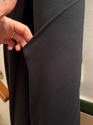 Rollos de tela negra
