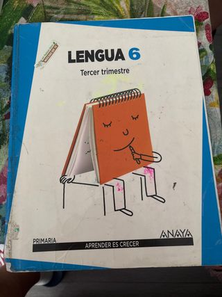 libro lengua sexto de primaria tercer trimestre