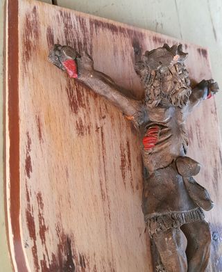 Crucificado terracota 1905