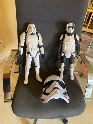 Figuras Star Wars Stormtrooper y Scout Trooper