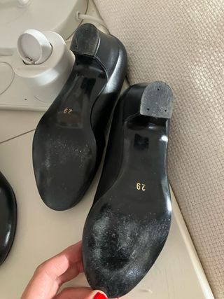 Zapatos Flamenco Niña Ulebra Tacón Negro