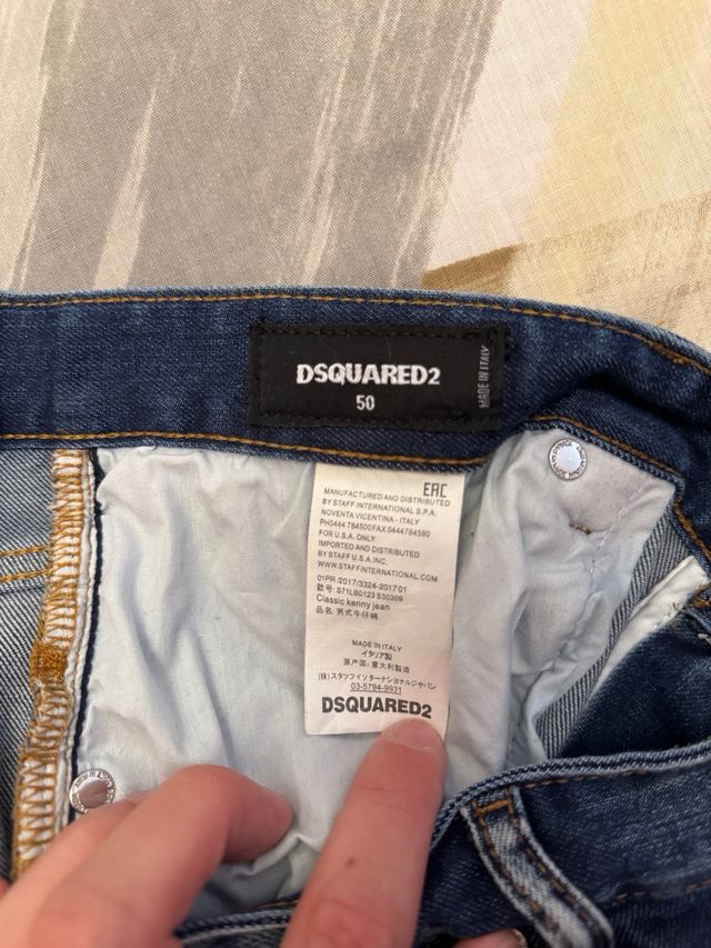 Vaqueros Dsquared2 Azules Desgastados