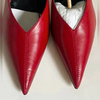 Zapatos de tacón ZARA rojos talla 36