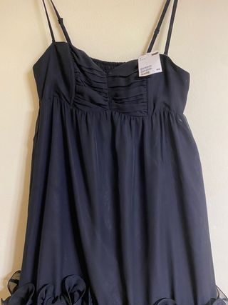 Vestido negro fiesta H&M