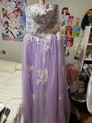 Vestido de Quinceañera Morado