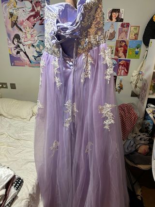 Vestido de Quinceañera Morado