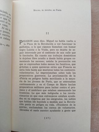 Miguel, el español de Paris. Fernando Díaz-Plaja.