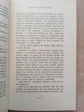 Miguel, el español de Paris. Fernando Díaz-Plaja.