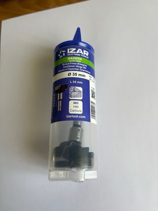 Broca para bisagras de cazoleta