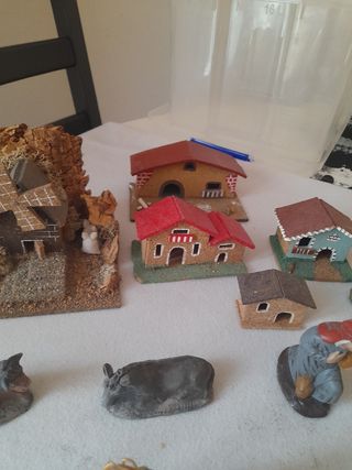 Figuras Belén i cases
Fang. Regalo reis plàstic 
