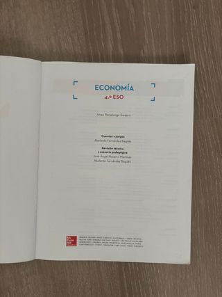 Economia 4 ESO. Libro alumno. Andalucia.