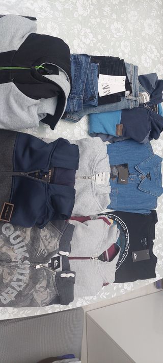 Lote Ropa Chico Quiksilver Talla M - 11 Prendas Nu