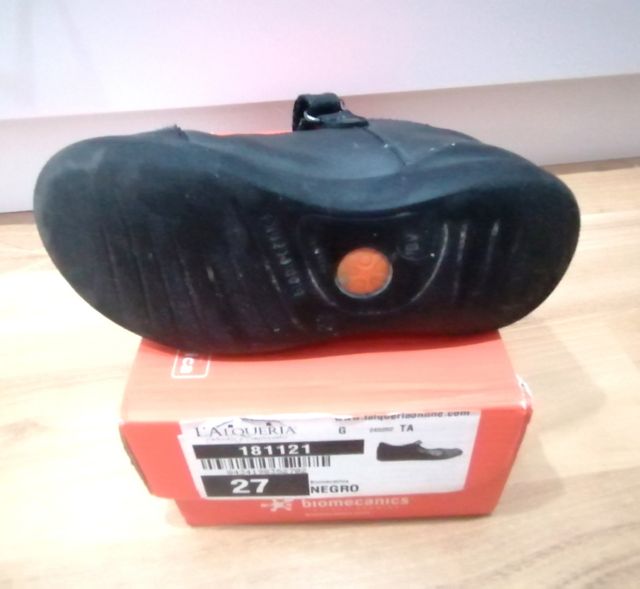 Zapatos colegio Biomecanics Niña Talla 27 Negro